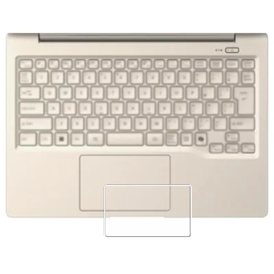 【2枚セット】Fujitsu FMV LIFEBOOK MH55/J3 WMB/J3 2024年10月モデル 用 抗菌 抗ウイルス 防指紋 クリア タッチパッド 専用 保護 フィルム ★ トラックパッド フジツウ エフエムブイ ライフブック