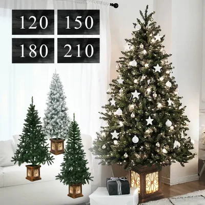 クリスマスツリー 北欧 おしゃれ かわいい フィルムポットツリー 120cm 150cm 180cm 210cm オーナメント 飾り なし 高級ポットツリー ヌードツリー