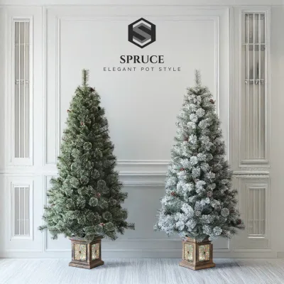 クリスマスツリー 北欧 おしゃれ かわいい フィルムポットツリー 120cm 150cm 180cm 210cm オーナメント 飾り なし 高級 ポットツリー ヌードツリー
