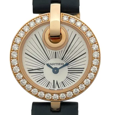 カルティエ Cartier カプティブ WG600007 シルバー K18PG レディース 腕時計【中古】
