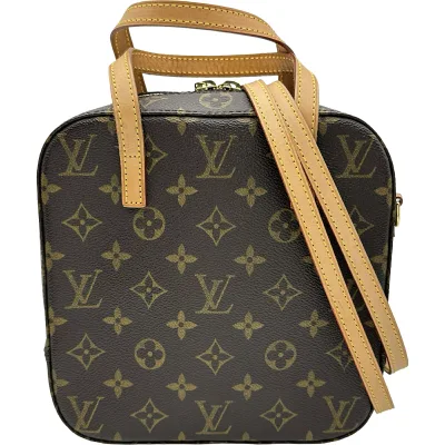 ルイ・ヴィトン LOUIS VUITTON スポンティーニ M47500 ブラウン モノグラム ・キャンバス レディース ショルダーバッグ【中古】