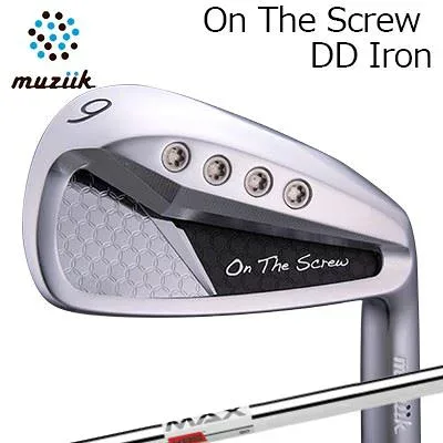 2022年モデル カスタムクラブ ムジーク オンザスクリュー DDアイアン KBS マックス80Muziik On The Screw DD IRON KBS MAX80/4本セット(#9〜PW)
