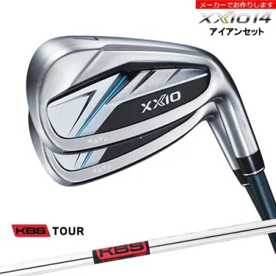 【受注生産】ダンロップ ゼクシオ14 アイアン 6-PW 5本セット XXIO DUNLOP/KBS TOUR ツアー/メーカーカスタム