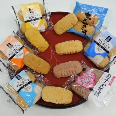 NEW感謝のちんすこう 24個(12袋) 6種類(パイン、プレーン、焼き塩、黒糖、紅いも、ココナッツ) 黒糖プレゼント メール便送料無料【月間優良ショップ】