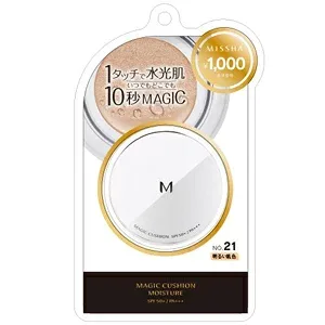 【定形外郵便 送料無料】MISSHAミシャ Mクッションファンデーション(モイスチャー) NO.21(明るい肌色) 15g