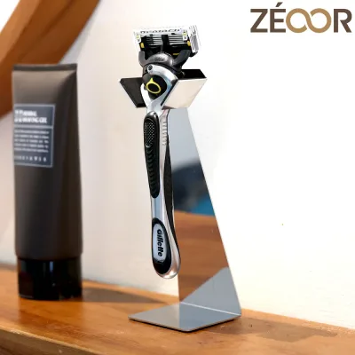 【アウトレット品】 シェーバーホルダー スタンド 置き型 浮かせる 収納 ステンレス カミソリ フック 吊り下げ ZEOOR お風呂 洗面所 髭剃り 剃刀 T字 シェービング ムダ毛処理 錆びに強い 衛生的 防カビ 水切り 浴室 省スペース 便利グッズ 日本製 プレゼント 父の日 新生活