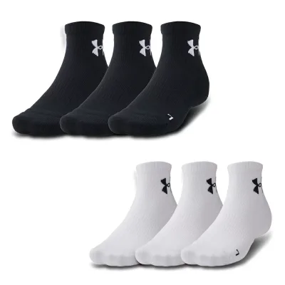 UNDER ARMOUR アンダーアーマー UA ロー ソックス (3足セット)(バスケットボール/MEN)(1371937)バスケ用ソックス バスケット用ソックス バスケソックス バスケットソックス バスケットボール バッソク 靴下 バスケ靴下 バスケット靴下 合宿 遠征 試合 練習 3足組 3P