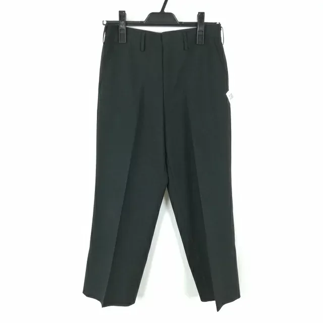 学生ズボン 夏物 W68 富士ヨット 標準型学生服 男子 学ラン 夏ズボン ノータック 中古 黒 ランクB a2 PP4462