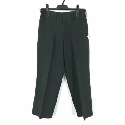 学生ズボン 夏物 W68 富士ヨット 標準型学生服 男子 学ラン 夏ズボン ノータック 中古 黒 ランクB a2 PP4462