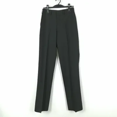 学生ズボン 夏物 W68 男子 学ラン 夏ズボン カシドス ノータック 中古 黒 ランクB a2 PP4608