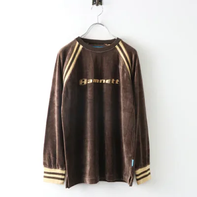 【期間限定価格】Archive ハムネット HAMNETT キャサリンハムネット KATHARINE HAMNETT ベロア プルオーバー M|ブラウン【2400015035116】【中古】