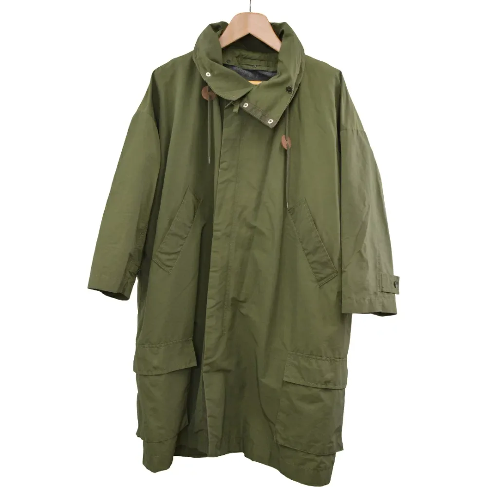 ズッカ ZUCCa コート 半袖 サイズ M カーキ フード レディース F-L8787【中古:良品】【ブランド買取販売トリヴァンドラム】260612