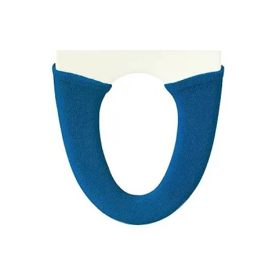 【2個セット】 OKA カバー 便座 ナタル シーナリー ネイビー トイレ用 洗浄暖房専用 うさぎ柄 リラックス マット 家庭用 衛生用品