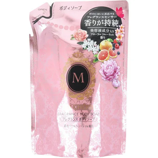 【3個セット】 マシェリ フレグランス ボディソープ f 詰替用 350mL