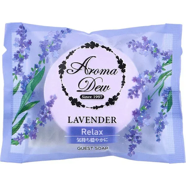 【10個セット】 アロマデュウ ゲストソープ ラベンダーの香り 35g