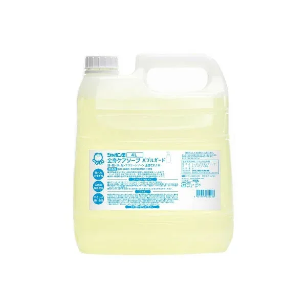 シャボン玉石けん ケアソープ バブルガード 詰替用 600ml 全身用 ボディソープ 介護 清拭