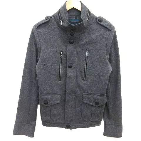 【中古】レイジブルー RAGEBLUE スタンドカラージャケット ジップアップ 長袖 M グレー /YK メンズ 【ベクトル 古着】 260509