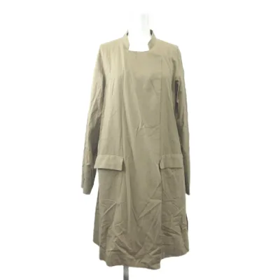 【中古】アンタイトル UNTITLED スタンドカラーコート スプリングコート 2 ベージュ /RY ■GY70 レディース 【ベクトル 古着】 260619
