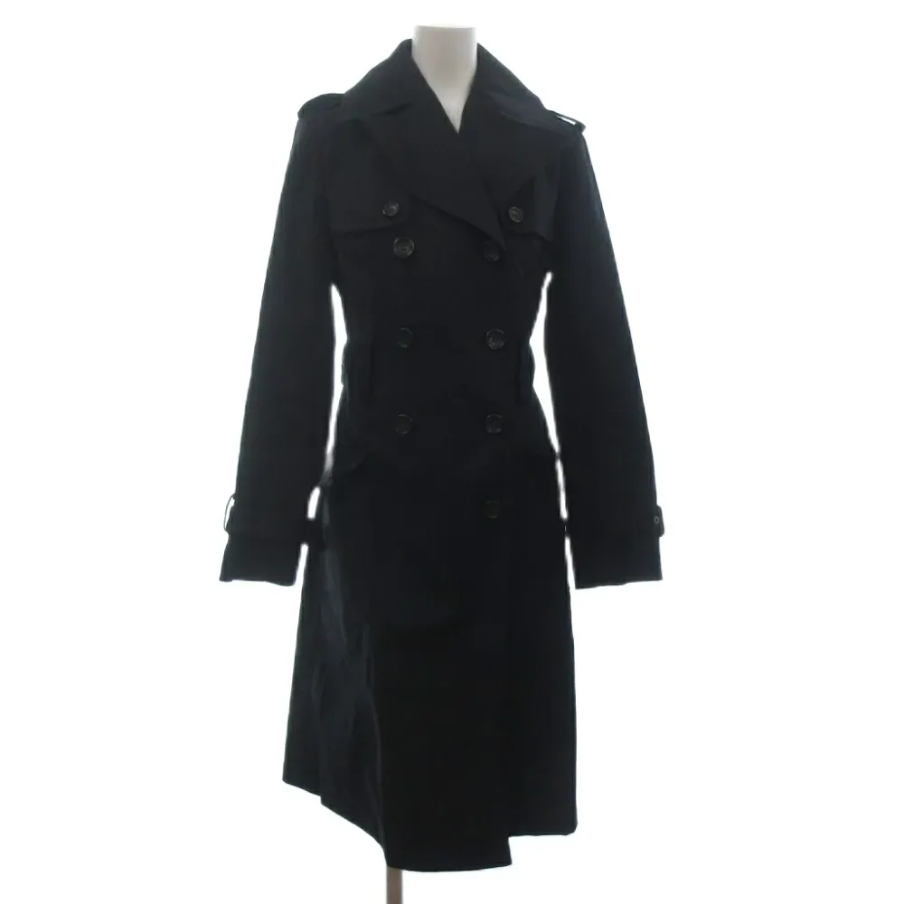 【中古】マイケルコース MICHAEL KORS トレンチコート 黒 ブラック 4 レディース 【ベクトル 古着】 260626
