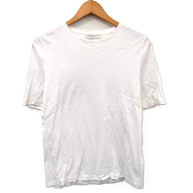 【中古】デミルクス ビームス Demi-Luxe BEAMS Tシャツ カットソー 半袖 コットン シンプル ホワイト 白 /KT31 レディース 【ベクトル 古着】 261021