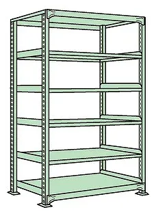 【個人宅配送不可】中量棚B型 B-3546【代引き不可】