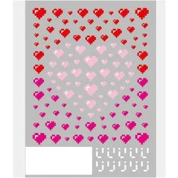 TSUMEKIRA(ツメキラ) ネイルシール soichiro nagamineプロデュース Pixel heart(ピクセルハート) NN-NGM-001