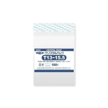 シモジマ HEIKO(ヘイコー) 006758300 クリスタルパック T 13-15.5 100枚