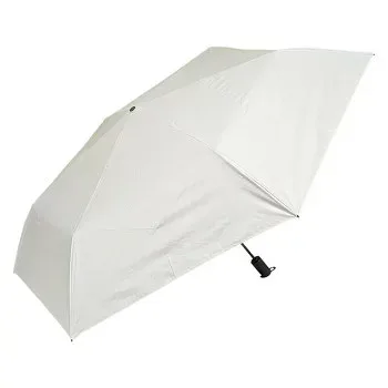ローズ産業 傘 RIC晴雨兼用60cm 自動開閉無地 WH ホワイト 61601408