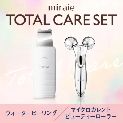 美顔器 ピーリング ギフトセット ウォーターピーリング 美顔器 超音波 ウォーターピーラー 毛穴ケア 【ミライエ ウォーターピーリング 美容ローラーセット】 <水だけでOK> ホームエステ 黒ずみ ギフト プレゼント 母の日