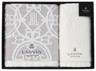 ランバン プルミエール タオルセット 22709-24160-939 グレー 内祝い お返し 出産内祝い 結婚内祝い 香典返し 粗供養 お歳暮 御歳暮 お供え 御供 初盆志 快気祝い 快気内祝