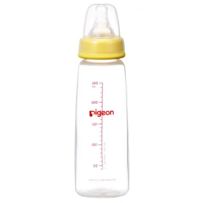 ピジョン Pigeon スリムタイプ哺乳びん プラスチック製 240ml(1コ入)