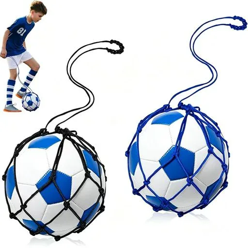 Jindizi ボールネット, サッカーボール入れ メッシュ, 25.5*30.5cm サッカーボール ネット アウトドア 収納バッグ,ポータブル ボールネット 学校/部活/試合 練習 などに収納