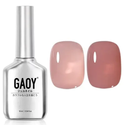 GAOY ジェルネイル シアーカラージェル ピンク ベージュ 単色 16ml ポリッシュタイプ UV・LED対応 初心者&プロ適用 セルフネイル(3022 ドライローズ)