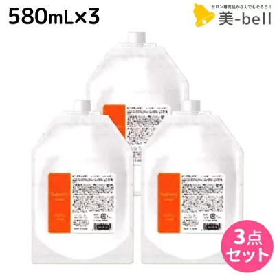 ★最大220円OFFクーポン配布★フォード ピュアファクター シャンプー 580mL ×3個 セット 詰め替え / 【送料無料】ミアンビューティー MIAN BEAUTY ヘアカラー 色落ち 美容室 サロン専売品 美容院 ヘアケア