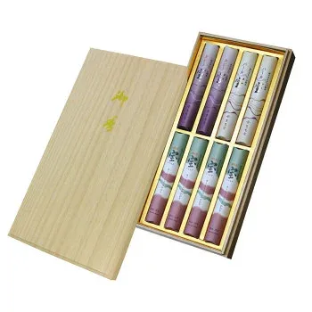 【暮らしラクラク応援セール】薫寿堂 宝マイルド(アソート)短寸8把入桐箱 3000【取り寄せ・返品不可商品】