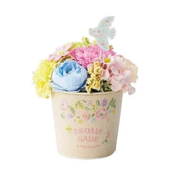 【暮らしラクラク応援セール】刺繍ブリキソープフラワー ミックス 5249-MX【取り寄せ・返品不可商品】
