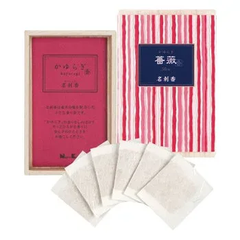 【暮らしラクラク応援セール】日本香堂 かゆらぎ 薔薇 名刺香 桐箱6入 38472【取り寄せ・返品不可商品】