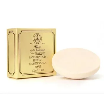 【暮らしラクラク応援セール】Taylor of Old Bond Street テイラー サンダルウッドシェービングソープ 100g【取り寄せ・返品不可商品】