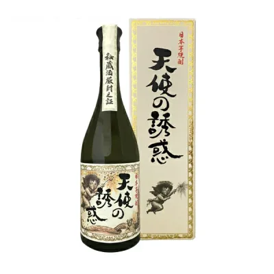 【送料無料】天使の誘惑 40度 720ml 〔化粧箱付〕【□】【常温便限定】 お土産・誕生日・手土産・プレゼント・お酒・敬老の日・秋ギフト・おすすめ・芋焼酎・包装無料・