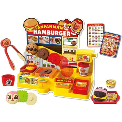 O セガトイズ(SEGA TOYS)アンパンマン ジュージューころころ おしゃべりハンバーガー屋さん おもちゃ 料理 ままごと ごっこ遊び お店屋さん 音声 3歳以上 室内遊び プレゼント 誕生日 お祝い 贈り物 ブラックフライデー クリスマス 女の子 男の子 アンパンマンシリーズ