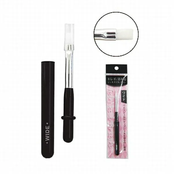 ジェルネイルブラシ ワイドフラット (100円ショップ 100円均一 100均一 100均)