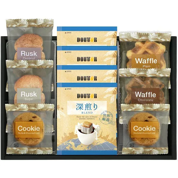 【ポイント3倍】ドトールコーヒー&スイーツセレクション内祝い 内祝いギフト 返礼 お返し 結婚内祝い 入学内祝い 新築内祝い 快気祝い スイーツ お菓子 焼菓子 焼き菓子 人気 洋菓子 ギフトセット 香典返し お供え 送料込み 送料無料