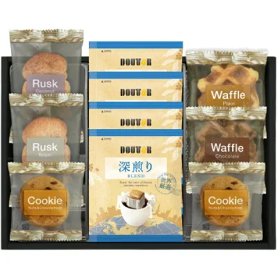 【ポイント3倍】ドトールコーヒー&スイーツセレクション内祝い 内祝いギフト 返礼 お返し 結婚内祝い 入学内祝い 新築内祝い 快気祝い スイーツ お菓子 焼菓子 焼き菓子 人気 洋菓子 ギフトセット 香典返し お供え 送料込み 送料無料