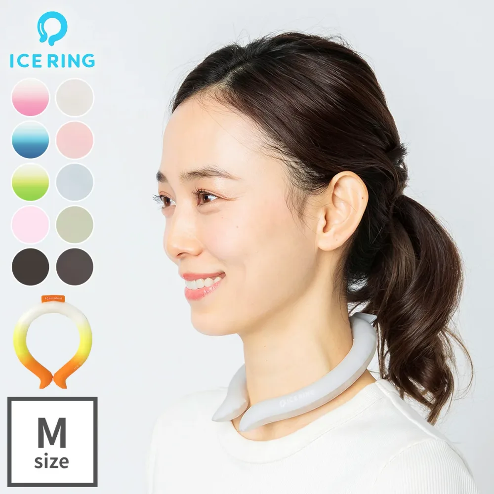 ICE RING(オトナ) アイスリング M SUO スオ 公式 正規品 クールリング アイスクールリング 大人 大人用 レディース 女性 ジュニア ネッククーラー 子供 首 冷却 冷感 グッズ 暑さ対策グッズ 暑さ対策 夏 FO mサイズ