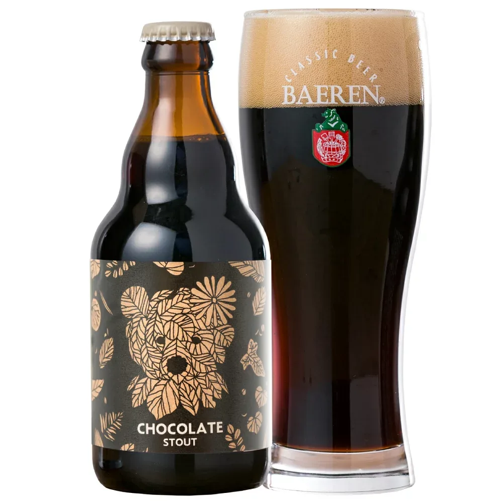 ベアレン チョコレートスタウト 330ml瓶【英国スタイル チョコビール CHOCOLATE STOUT チョコレートスタウト スタウト バレンタイン チョコレートビール プレゼント かわいい クラフトビール 地ビール お酒 ビール】
