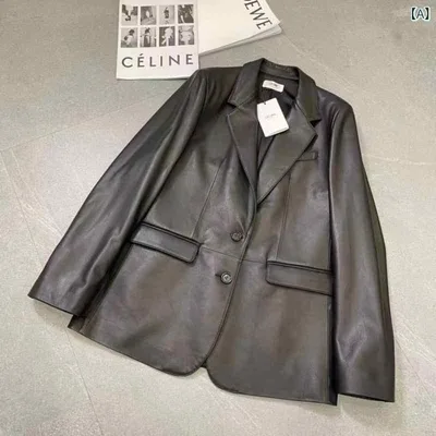 レディース ジャケット きれいめ カジュア 秋冬 Cs レザージャケット レディース スーツ カラー ラムスキン シルエット スリム ショート レザージャケット カジュアル アウター
