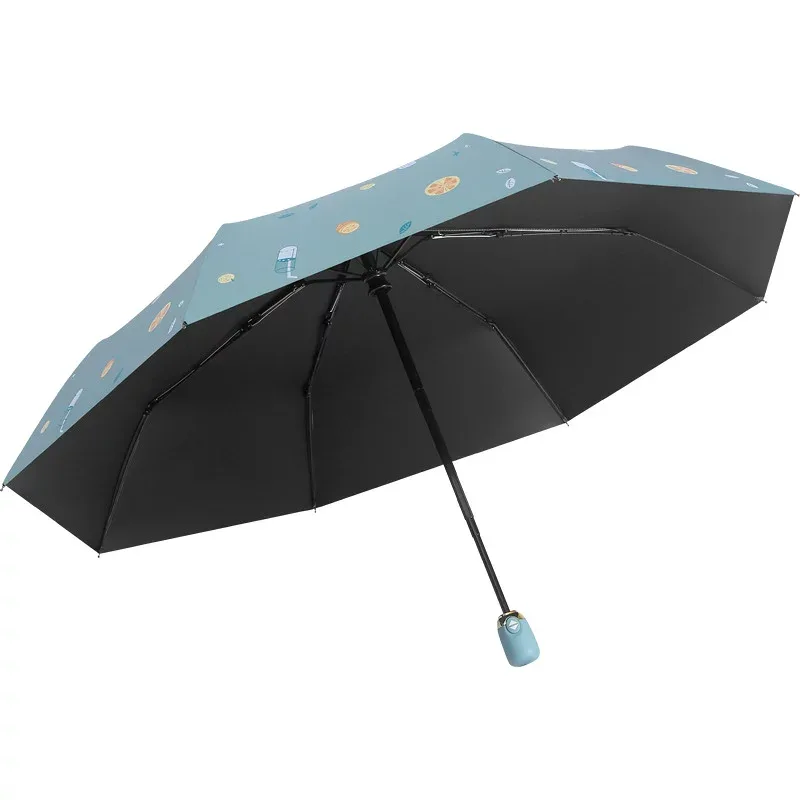 日傘 レディース 晴雨兼用 三つ折り 自動開閉 ワンタッチ 完全遮光 断熱効果 UVカット 紫外線対策 パラソル コンパクト 携帯用 持ち運び 軽量 頑丈 耐風 撥水加工 かわいい おしゃれ シンプル ナチュラル 韓国風 通勤 通学 旅行 お出かけ 普段