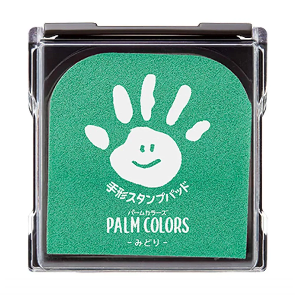 シャチハタ 手形スタンプパッド PalmColors みどり HPS-A/H-G