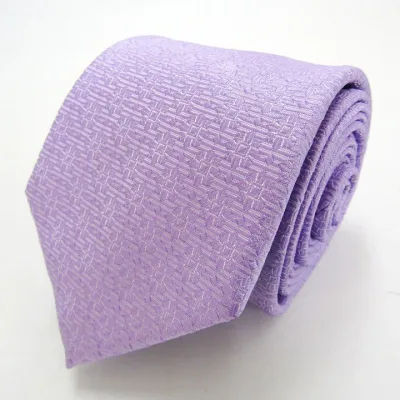 【1000円ポッキリ送料無料】SIMPLE PHRASE CRAVAT シンプルフレーズクラバット ブランド ネクタイ 小紋柄 総柄 PO メンズ パープル 【中古】