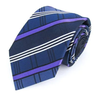 renoma レノマ ブランド ネクタイ ストライプ柄 シルク PO メンズ ネイビー 【中古】